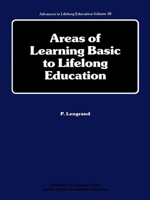 cover image of Areas of Learning Basic to Lifelong Education